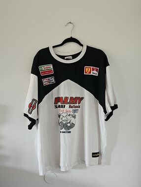 ●●SABBI OVERSIZED RACING TEE EUC S.XL●●
